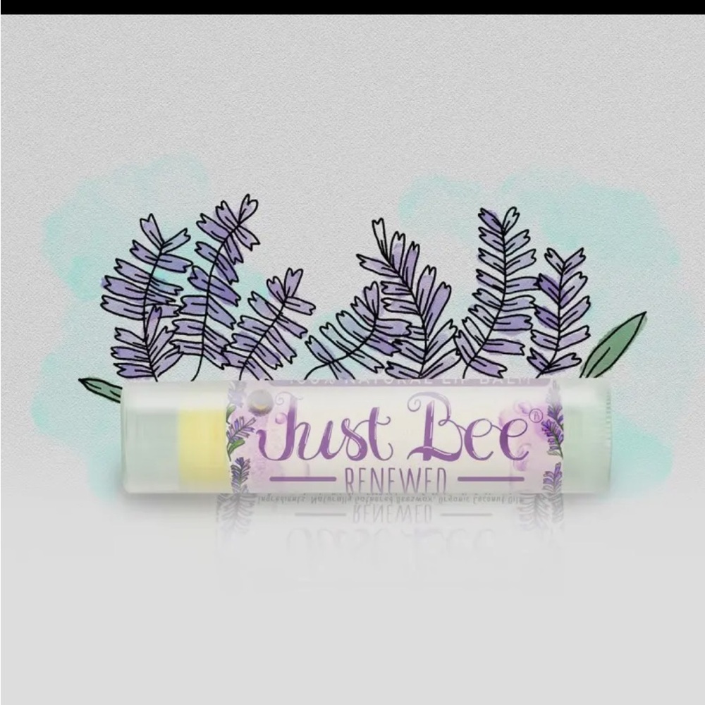 New Just Bee Lavender Renewed Lip Balm